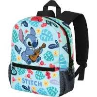KARACTERMANIA Rugzak 'Lilo & Stitch' lichtblauw / geel / rood / zwart