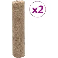 vidaXL Tuinjute net 50 cm x 50 m 180 gsm 100% Natural Jute Naturel
