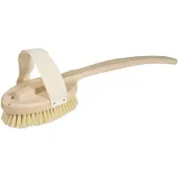 Redecker Badborstel hout fiber ongelakt met afneembare steel hard