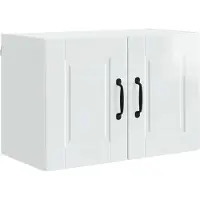 vidaXL Wandkast PORTO, hoogglans wit, 60 x 31 x 40 cm, houtvezel