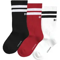Björn Borg Classic Crew Socks 3-pack Zwart | Maat: 26-30