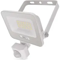 Emos GLARO LED-schijnwerper met bewegingssensor, 20 W, wit, IP54, 2000 lm, neutraal wit, ZS2324W
