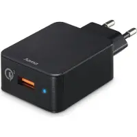 Hama USB-oplader 19.50 W 1x USB-A Zwart Binnen