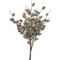 Viana Lariks tak kunst siertakken kegels wit 52cm 3 st