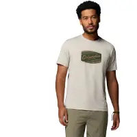 Columbia Parsons Point Graphic T-shirt Met Korte Mouwen Beige XL Man