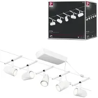Paulmann Cup 94467 Kabelbasissysteem GU5.3 Wit (mat), Chroom