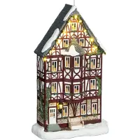 Luville Elzas half-timbered house b/o l17,5xb9,5xh29,5 cm