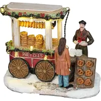 Luville Pretzel market shop battery operated l12xb7,5xh9,5 cm