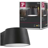 Paulmann Buitenverlichting , Capea, Zwart, Metaal, Modern
