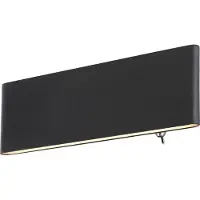 Globo Lighting Design Wandlamp Siegfried S Zwart Met Schakelaar