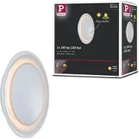 Paulmann LED-wandinbouwlamp Neordic rond 123 mm 2W 30lm 230V 2700K Wit mat