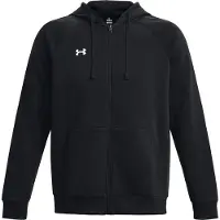 Under Armour Sportsweatvest 'Rival' zwart / wit
