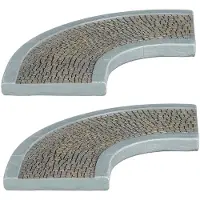 Luville Road curve 2 stuks l26,5xb10xh1,5 cm