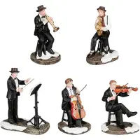 Luville Musicians 5 stuks l3,5xb5,5xh7 cm
