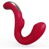 Sex HD Genie - G-spot en clitorisstimulator vibrator - rood