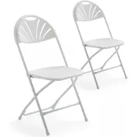 Oviala - Set van 2 opengewerkte inklapbare stoelen - REKKEM