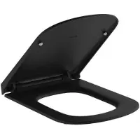 Kludi Resa S - Toiletzitting Slim, SoftClosing, QuickRelease, matzwart 27WCS39