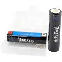 Kraken High Demand 21700 Lithium Battery 4000 Mah 2 Units Transparant