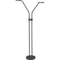 Highlight 2-lichts led leeslamp Malaga zwart