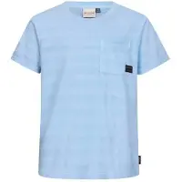 Retour Jeans gestreepte T-shirt lichtblauw Jongens Katoen Ronde hals Streep - maat 170/176