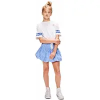 Retour Jeans T-shirt met backprint wit Meisjes Katoen Ronde hals Printopdruk - maat 104