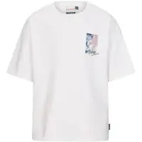 Retour Jeans T-shirt met backprint wit Jongens Katoen Ronde hals Backprint - maat 170/176