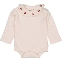 QPI Newborn romper lichtroze Meisjes Katoen Ronde hals Effen - maat 80