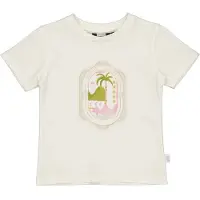 QPI Mini T-shirt wit Meisjes Katoen Ronde hals Printopdruk - maat 86
