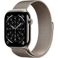 Apple Watch Series 11 gps + Cellular - 46mm natural Titanium Case Natural Milanese Loop M/l