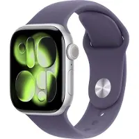 Apple Watch Series 11 gps + Cellular - 42mm Silver Aluminium Case Purple Fog Sport Band M/l