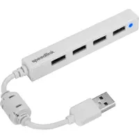 Speedlink SNAPPY SLIM USB Hub, 4-poorts, USB 2.0, passief, wit