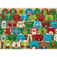 Cobble Hill puzzel kerst legpuzzel Ugly Xmas Sweaters - 1000 stukjes.