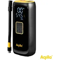 Aqiila Airbird C4 Elektrische Bandenpomp, draagbare Luchtcompressor, 10,3 bar – 150 psi, 20-22 L/M, Zaklamp en Powerbank function, 4000mAh, 20W, USB-C & USB-A, Fietspomp/Auto/Motor/Bal/Luchtbed
