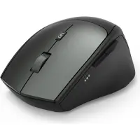 Hama MW-600 - Optische draadloze muis - 6 knoppen - 2.4 GHz RF - dpi switch - Stil - Zwart