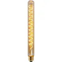 Lucide T32 - Filament lamp - Ø 3,2 cm - LED Dimb. - E27 - 1x4,9W 2200K - Amber