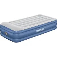 Bestway TriTech opblaasbaar eenpersoonsbed met geïntegreerde elektrische pomp, 191 x 97 x 46 cm