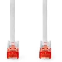 Nedis Netwerkkabel CAT6 | RJ45 mannelijk | RJ45 mannelijk | U/UTP | 30,0 m | Rond | PVC | Wit | Markering