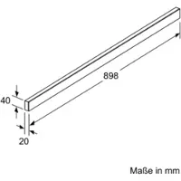 Siemens LZ49850 Design afwerkingslijst 90cm