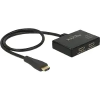 DeLOCK HDMI splitter 1 naar 2 - versie 1.4 (4K 30Hz) - 0,60 meter