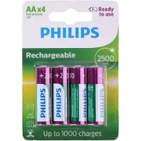 Philips AA Oplaadbare batterijen - 4 stuks