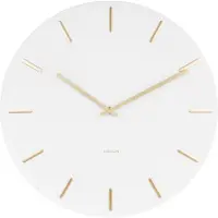 Karlsson - Wandklok Charm - Wit/Goud - Ø45cm