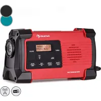 Auna Radio, Oplaadbare DAB-radio, DAB+ Radio met Bluetooth, Radio met Batterij, DAB/DAB+/FM, Keukenradio met LCD-display, Wekker, Retro Radio Compact, Radio met Netstekker, USB & Streaming, 1 W