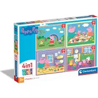 Clementoni Puzzel 4-in-1 Peppa Pig