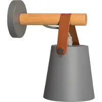 Toolight Wandlamp Metalen Wandlamp Met Streep Grijs APP468-1W Grijs