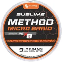 Nytro Sublime X8 Method Microbraid 50m - Maat : 0.14mm