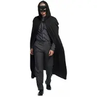 Boland Halloween verkleed set - zwart - Halloween - gemaskerd bal
