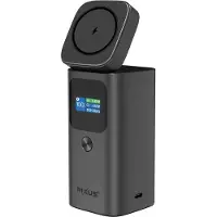 Rixus RXPB15 Magnetic Powerbank With TFT Screen 15000mAh 100W Dark grey