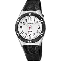 Calypso Heren K6064/2 Zwarte Horloge - 35mm