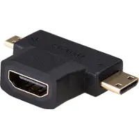 Akyga Adapter HDMI naar MicroHDMI Akyga AK-AD-23 Mini HDMI Zwart