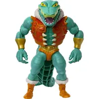 Mattel MOTU x TMNT: Turtles of Grayskull Deluxe Actiefiguur Leatherhead, 14 cm